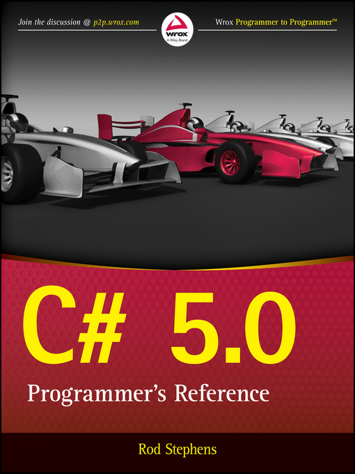 Title details for C# 5.0 Programmer's Reference by Rod Stephens - Wait list